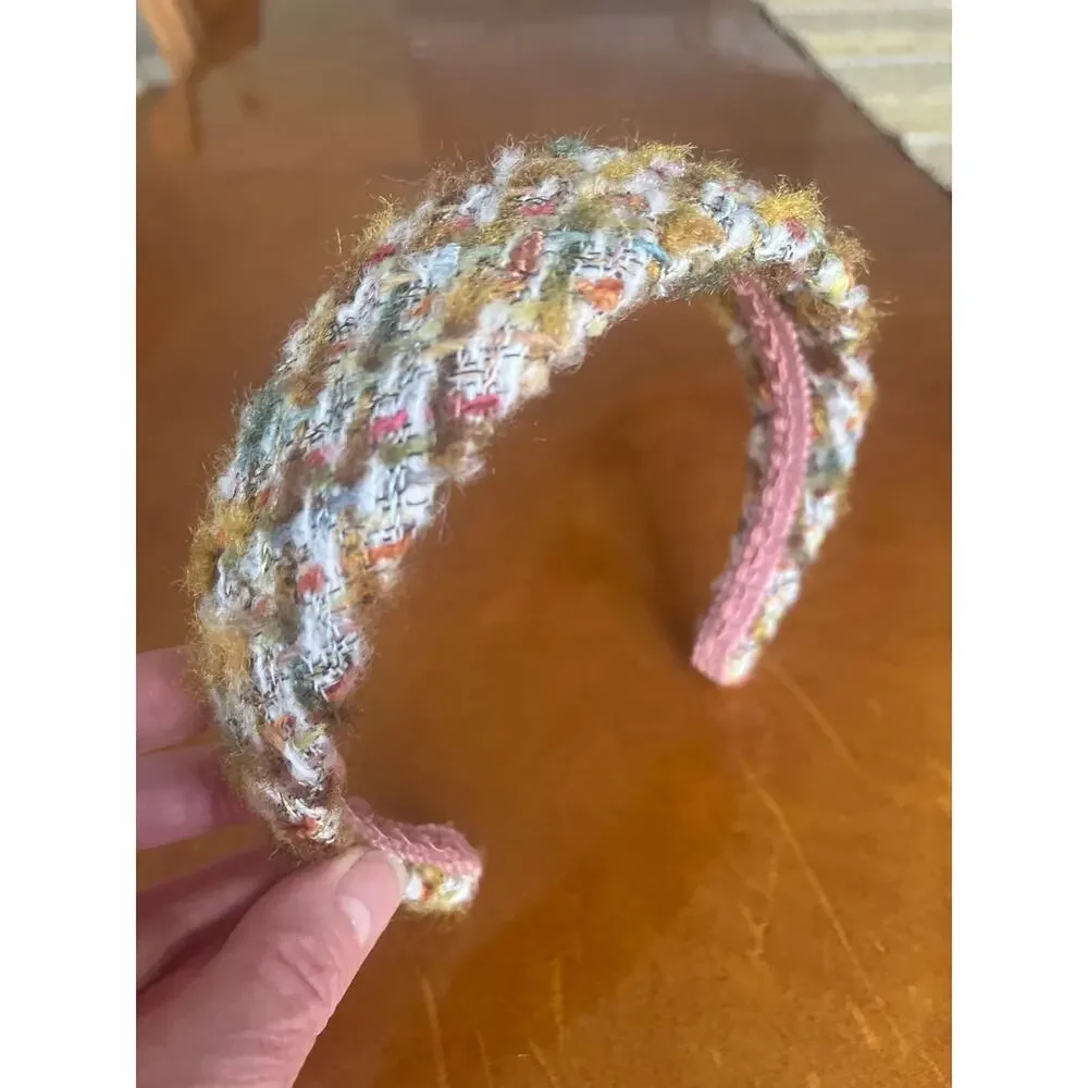 Evelyne‎ Ayman Headband Vintage Designer Fabric (Chanel)